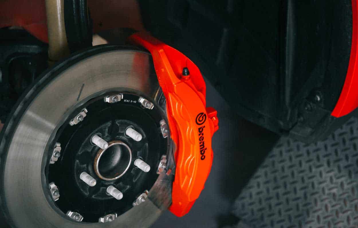 painted calipers